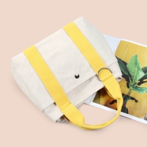 오너클랜 베이직 스퀘어 캔버스백 학생 대학생 데일리 크로스백 WBF09E0