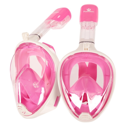포세이돈  아쿠아마스크 베이직 핑크 S M청소년용