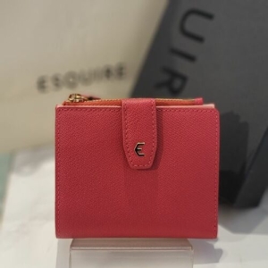 에스콰이아 동아쇼 점 레드 반지갑소가죽 지갑 EO890_ 쇼 점
