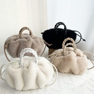 복조리 숄더 토트 꼬임 백 퍼 앙상블 미니 크로스 W99E626