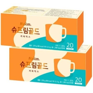 동서식품  맥심 Supreme골드 커피믹스 40T 20개입x2개