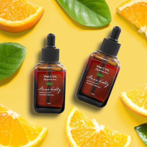 안나홀츠 얼굴 색소침착 바르는 비타민C 17 세럼 에센스 앰플 60ml 비타민씨 추천