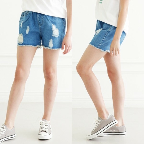 제이키드 인싸해짐청숏팬츠 주니어 여아데님팬츠 새학기 초등학생옷_