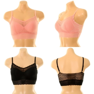 비너스 여성스럽고 섬세한 자카드 레이스의 트레디한 시스루 크롭탑 VLGC815