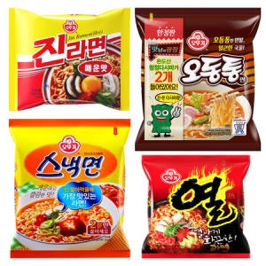 오뚜기  진라면매운맛5개 + 오동통면4개 + 스낵면5개 + 열라면5개