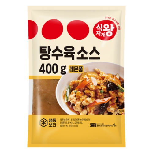 이푸드 식자재왕 탕수육소스 레몬풍 400g