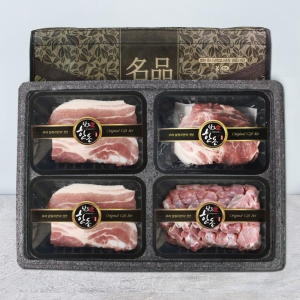 친환경팔도  보성녹차 먹인 한돈구이 선물세트 2kg