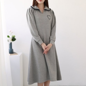 웬디즈갤러리 아자벨 카라 코튼 원피스 IOP116