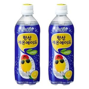 해태  썬키스트 탄산 레몬에이드 500ml x 24개 페트