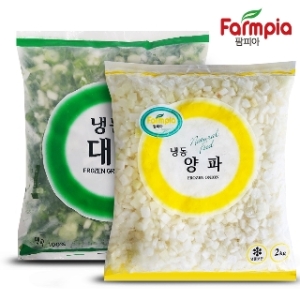팜피아  냉동 대파 1kg + 냉동 양파 다이스 2kg