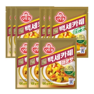 오뚜기  백세카레 약간 매운맛 1kg