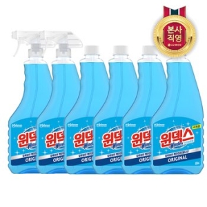 윈덱스 스프레이 유리세정제 리필 500ml 4개