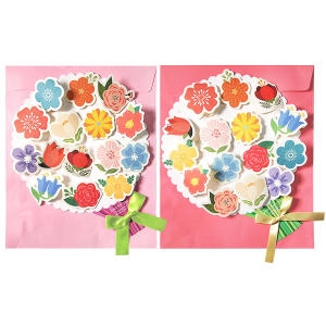 투영  Big 꽃다발 롤링 편지지 ver.3