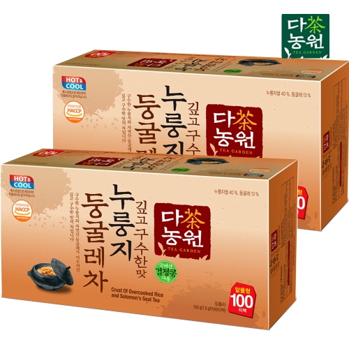 다농원  누룽지 둥굴레차 티백 100티백