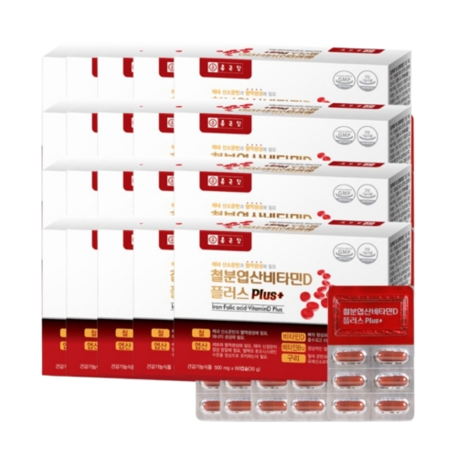 종근당건강 철분 엽산 비타민D 플러스 60캡슐