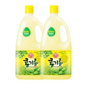 오뚜기 콩기름 1.8L x 2개 식용류