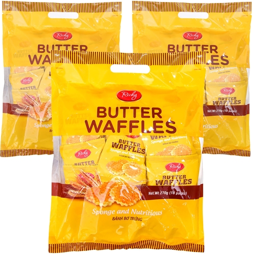 단일상품 270g 3개입 리치 에그버터 와플 18p