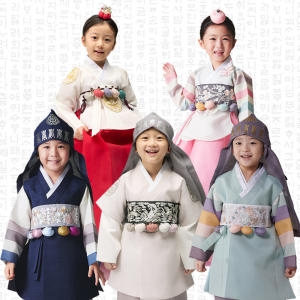 연지곤지 여아한복 한울 분홍 (814)