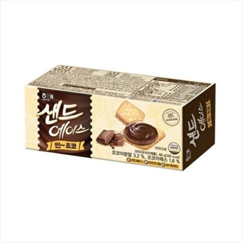 해태제과  에이스샌드 찐초코 68g 24곽
