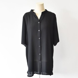 아이우먼 데이지반팔블라우스 HGE118M303 빅사이즈