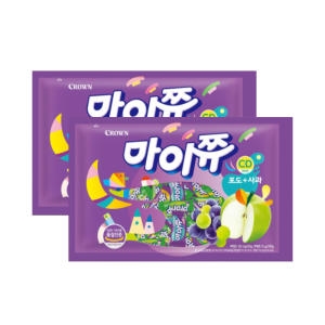 크라운제과  마이쮸 포도+사과 720g 2봉