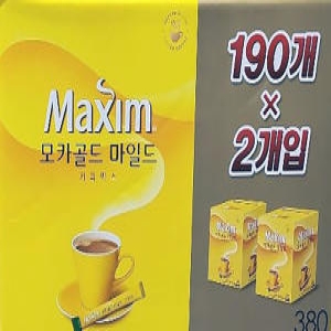 동서식품 맥심 모카골드 마일드 커피믹스 스틱 380개입