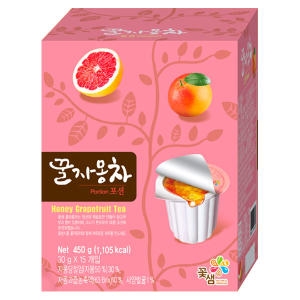꽃샘식품  꿀자몽차 포션 15개입