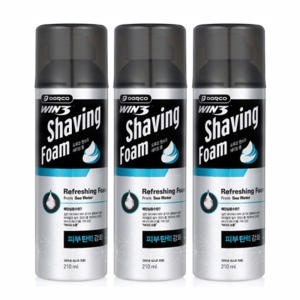 도루코 WIN3 쉐이빙폼 210ml 3개