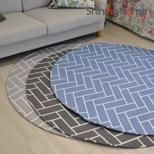 샤이닝홈 샤인 썸머 쿨러그 헤링본 원형매트