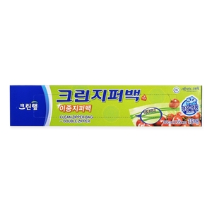 크린랲  크린 이중지퍼백 30x35cm (특대) 15매