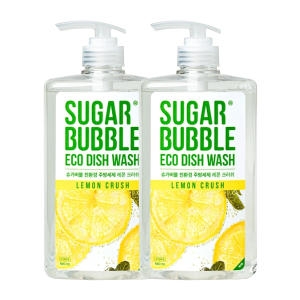슈가버블 친환경 에코 주방세제 레몬크러쉬 940ml x2