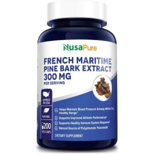 누사퓨어 피크노제놀 300mg 200캡슐