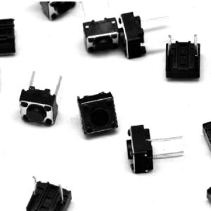 푸쉬버튼스위치 10개 /2p택트/원형버튼/버튼/스위치