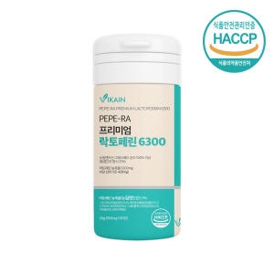 비카인 PEPE-RA 프리미엄 락토페린 6300 500mg 60정