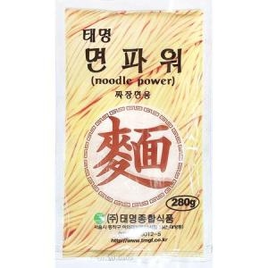 정우종합유통  면기능강화제 면파워 태명 280g X30 면기능강화제 면기능개량제 밀가루첨가제 면가루 면쫄깃가루 면류조미료 면조미료