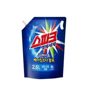 스파크 액체세제 2.6L 일반 드럼 겸용 1개