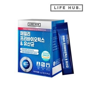 에프앤디 라이프허브 패밀리 프리바이오틱스 유산균 2g 30포