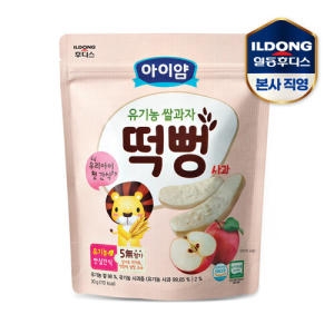 아이얌 유기농 쌀과자 사과 떡뻥 30g