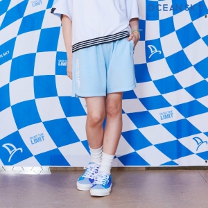 오션스카이 여아 레터링 포인트4부팬츠-CCJG2556E0D