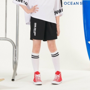 오션스카이 여아 레터링 포인트4부팬츠-CCJG2556E03