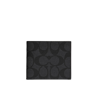 코치 남성 시그니처 캔버스 월렛 66551 QBMI5