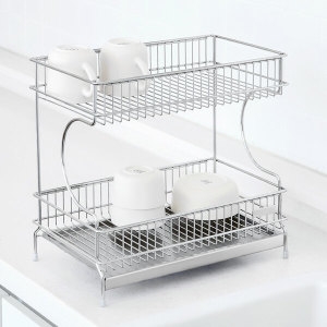 로긴  올스텐 미니 식기건조대 2단