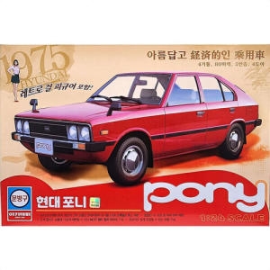 아카데미과학  현대자동차 1/24 포니 15137