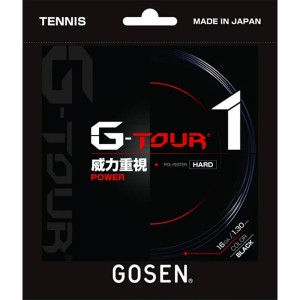 고센  TSGT10BK G-TOUR 지투어 1 테니스 스트링 16GA 12.2m 단일상품