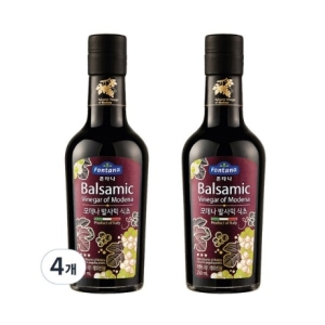 폰타나 모데나 발사믹 식초 실버라벨 250ml 4개