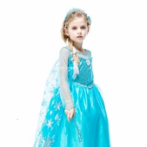 겨울왕국 엘사드레스 고급형 할로윈의상 코스튬 여아