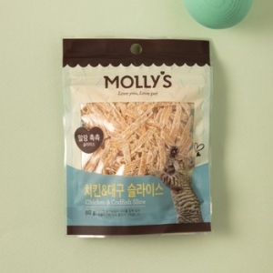몰리스 치킨&대구 슬라이스 80g