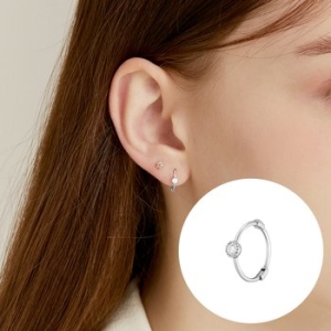 제이에스티나  J.Livera 14K 싱글 귀걸이 JJ EQ1BS036W4P00