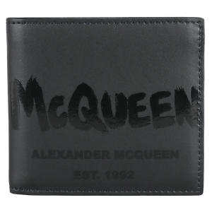 알렉산더맥퀸 로고 그래피티 남성 반지갑 602137-1NT6B-1070