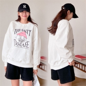 아이우먼 위쉬몰 KD 도그카페쮸리기모맨투맨K731H301 빅사이즈